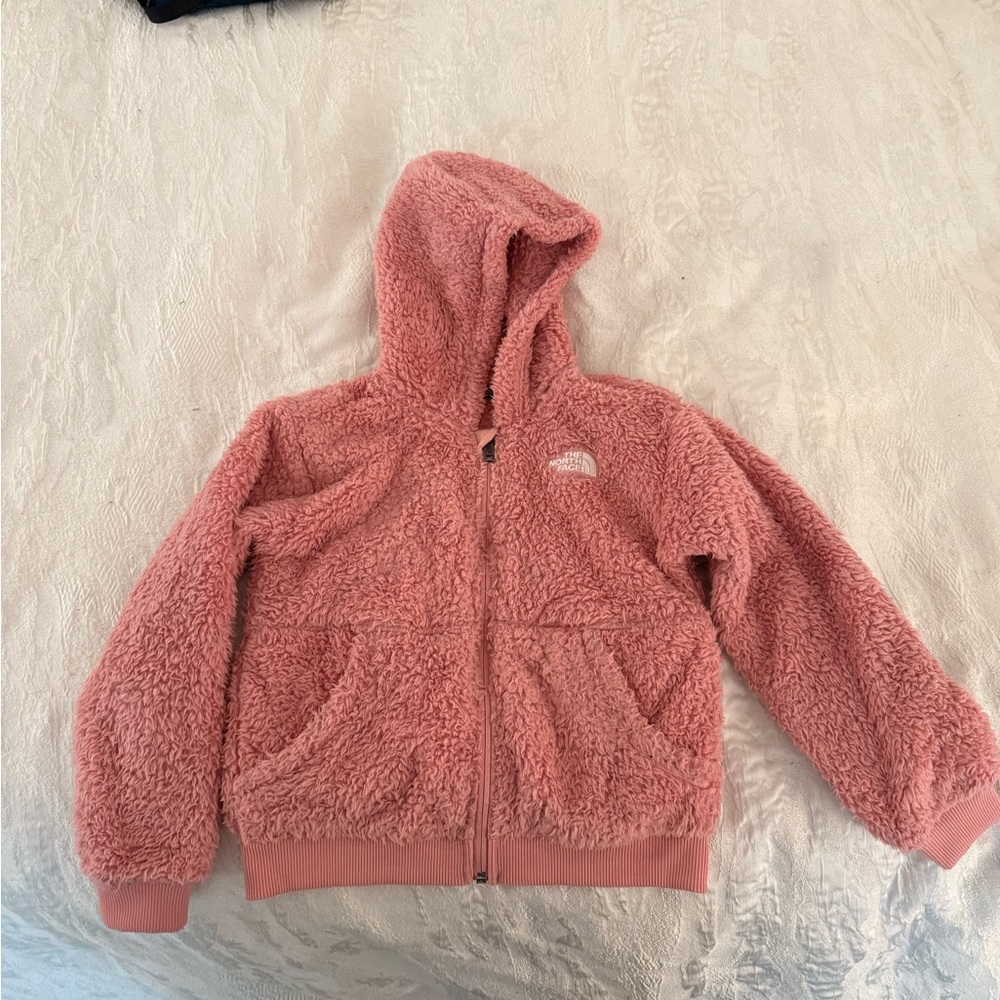 The North Face Kids Pink Fleece Hoodie